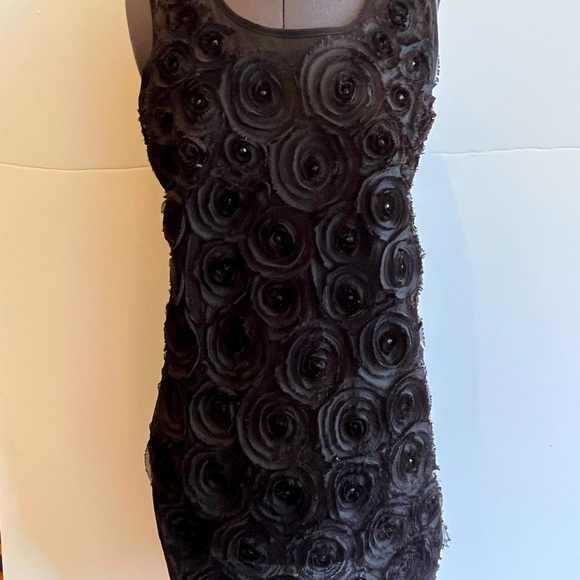 Black Knee Length Cocktail Dress - Picture 1 of 3